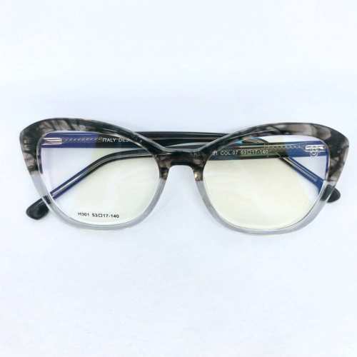 oticagriss armacao para oculos de grau griss 122 preto com transparente