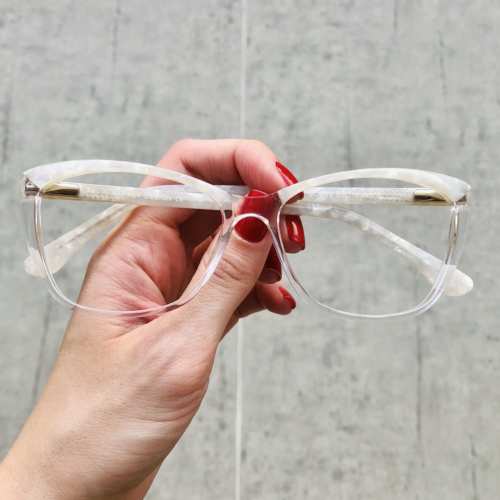 oticagriss oculos de grau gatinho transparente 181 3