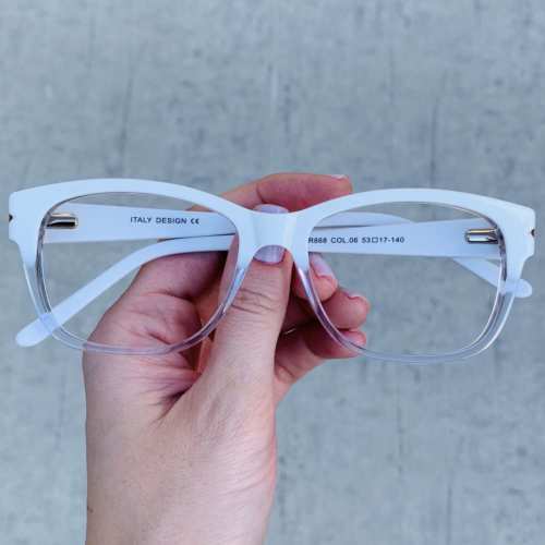 oticagriss oculos de grau retangular transparente 188 3