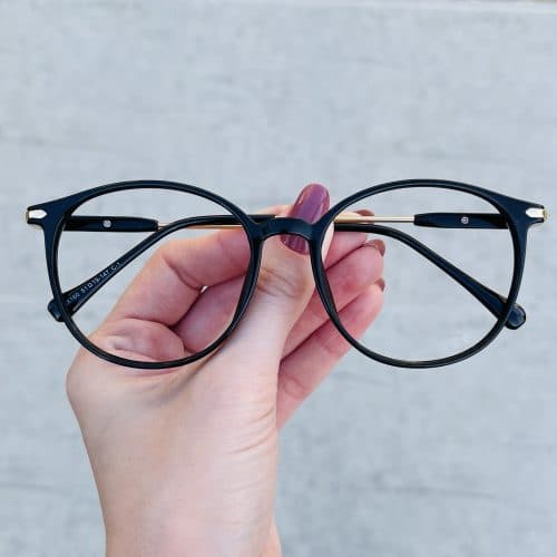 oticagriss oculos de grau redondo preto 269 3