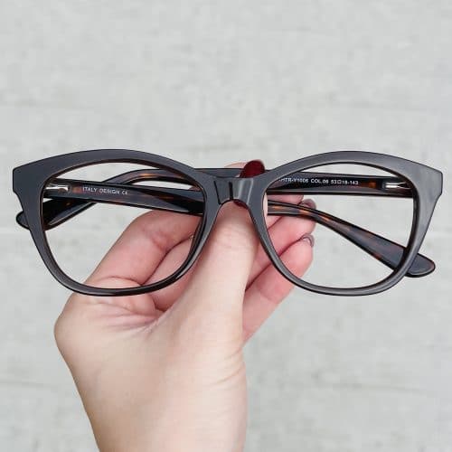 oticagriss oculos de grau gatinho marrom 278 1