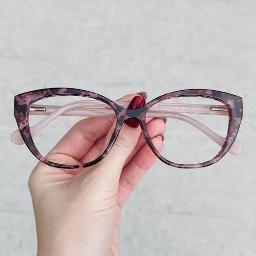 oticagriss oculos de grau gatinho tartaruga rosa 286