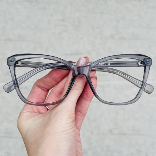 Óculos de Grau Feminino Gatinho Cinza 303