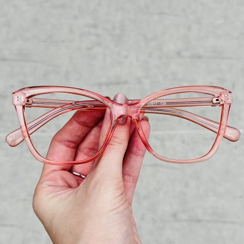 Óculos de Grau Feminino Gatinho Rosé 303