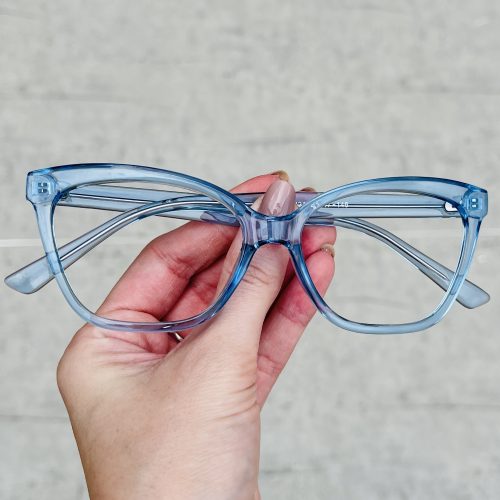 Óculos de Grau Feminino Gatinho Azul 303