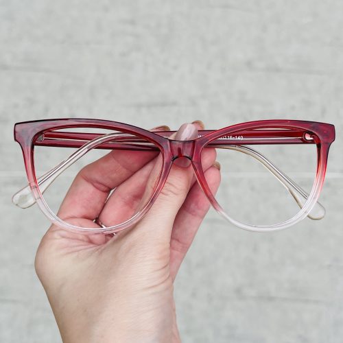 Óculos de Grau Feminino Gatinho Vermelho 302
