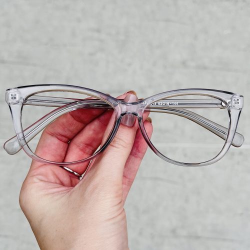 Óculos de Grau Feminino Gatinho Cinza 301